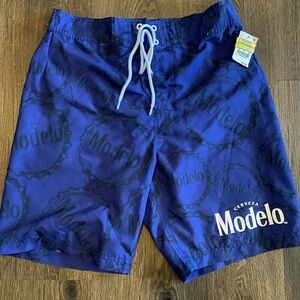 Modelo Navy Blue Board Shorts for Men